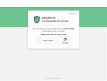 Tablet Screenshot of joemueller.ch